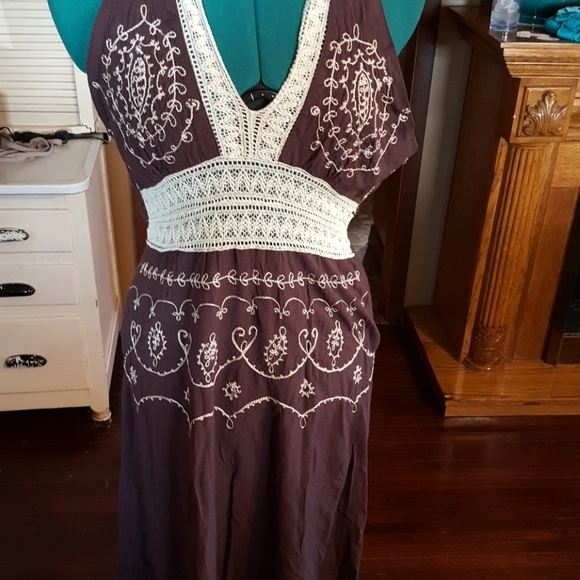 Double decker l/xl halter dress - Picture 4 of 6